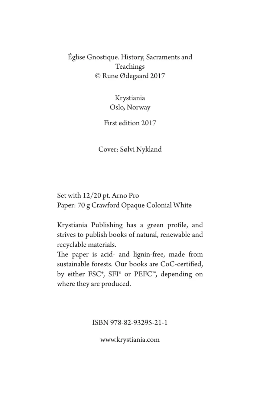Page 2 — Église Gnostique: History, Sacraments and Teachings
