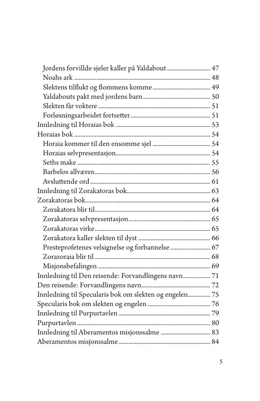 Side 5 — Porten: sethiansk gnostisisme i praksis