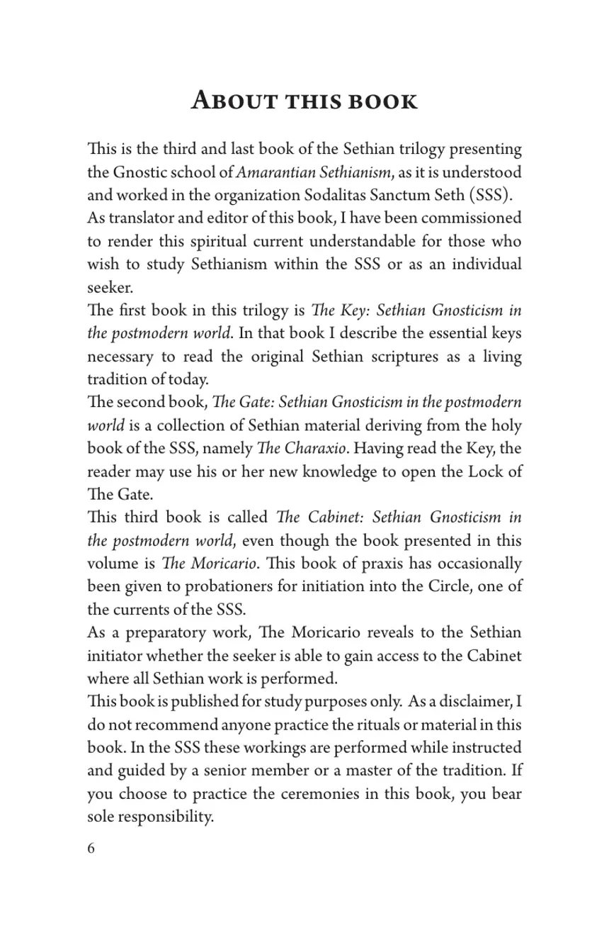Page 5 — The Cabinet: Sethian Gnosticism in the Postmodern World