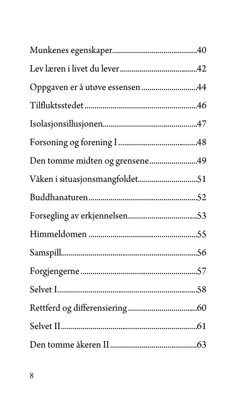 Side 5 — Mester Hongzhis veileder til praktisk zen