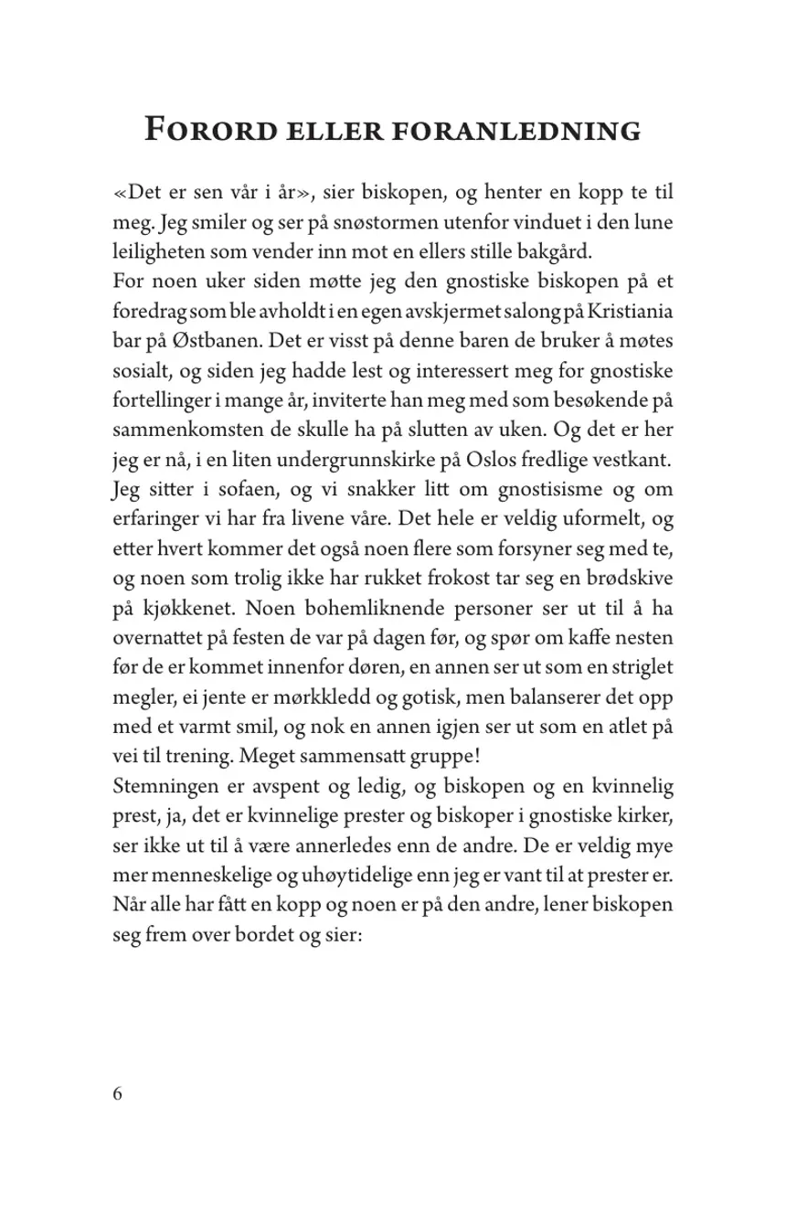 Side 6 — Eglise Gnostique: Den første gnostiske kirkens historie, sakramenter og lære
