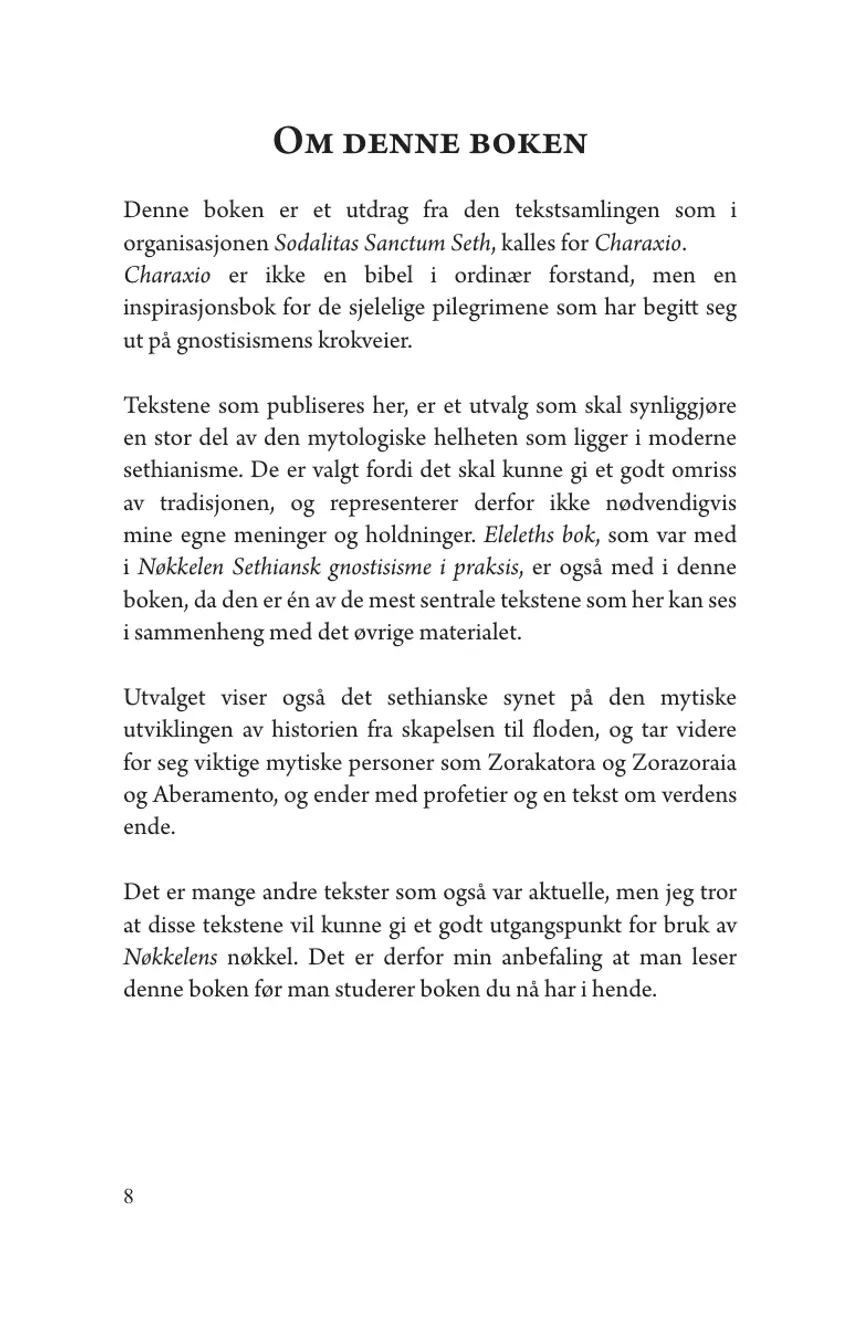 Side 8 — Porten: sethiansk gnostisisme i praksis