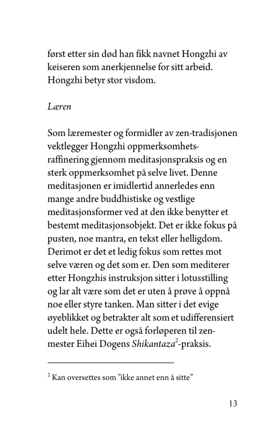 Side 10 — Mester Hongzhis veileder til praktisk zen