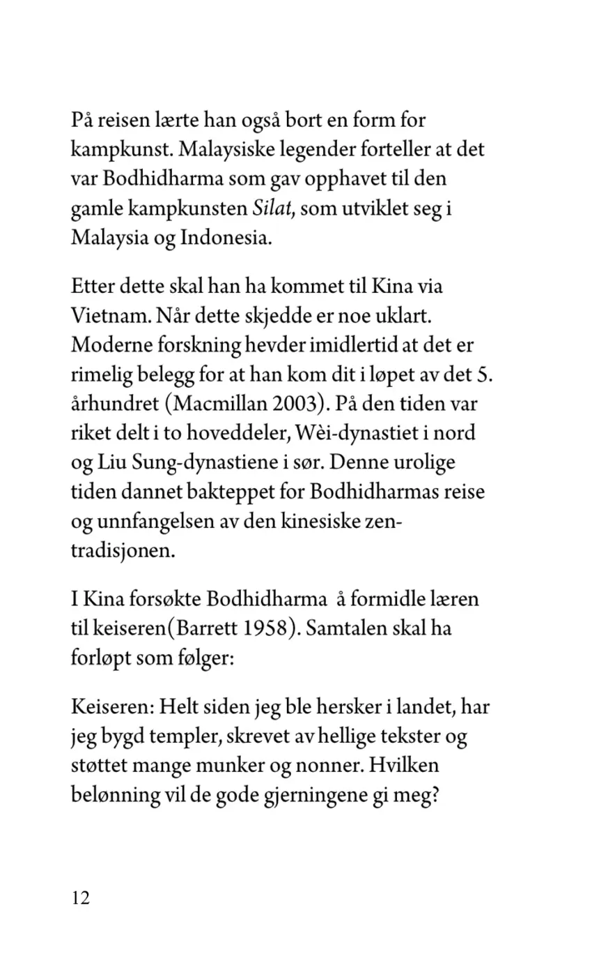 Side 10 — Veien er zen: Bodhidharmas lære