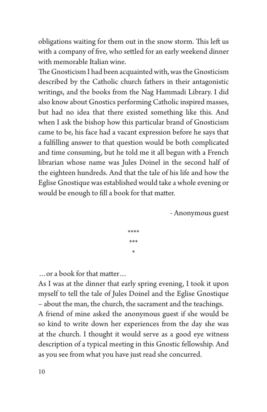 Page 10 — Église Gnostique: History, Sacraments and Teachings