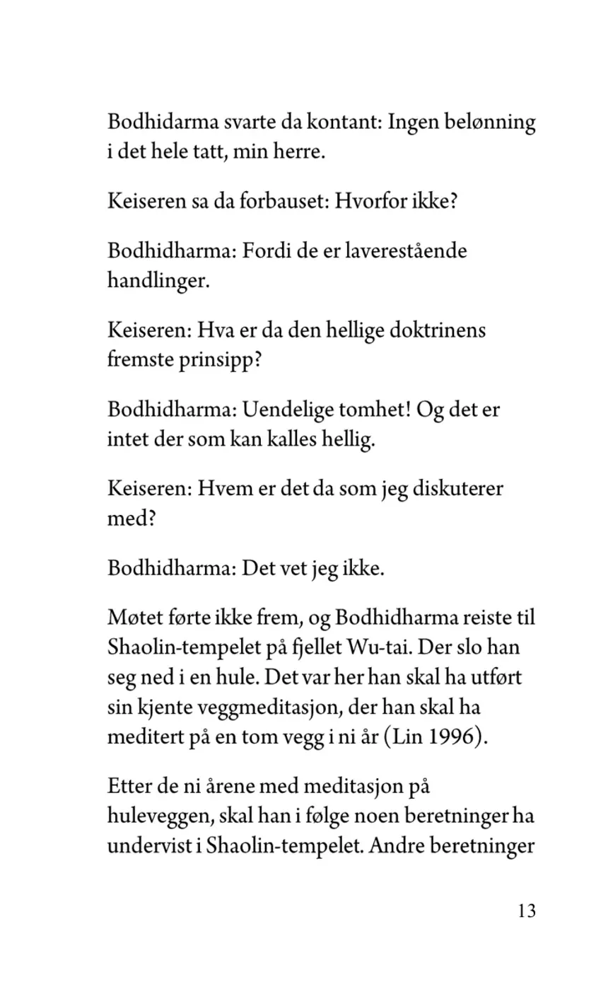 Side 11 — Veien er zen: Bodhidharmas lære